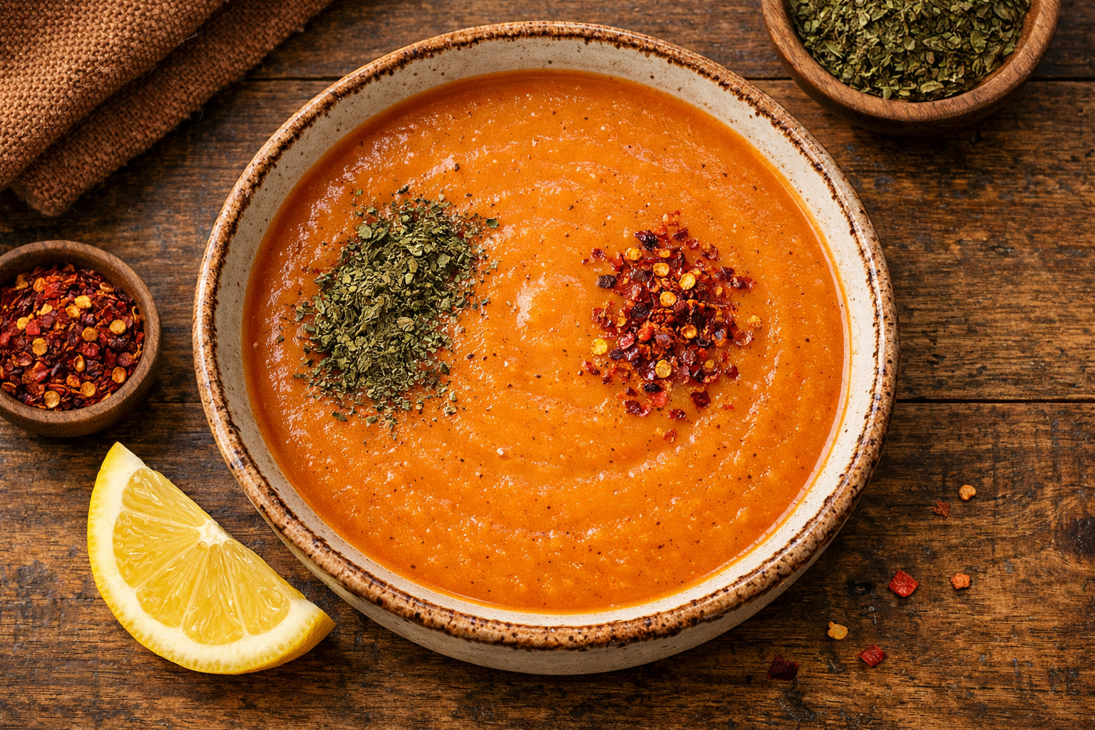 Kirmizi mercimek corbasi